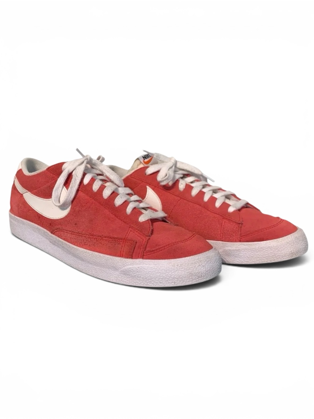 Nike Blazer Low 77 Vintage University Red White Sneakers Mens 12.5